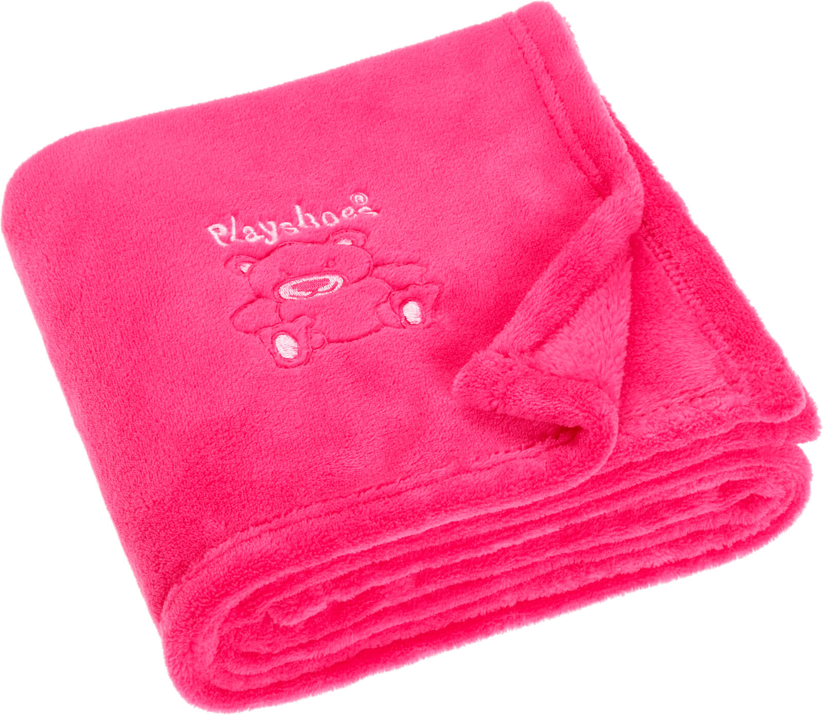 Baby Decke personalisiert | pink aus – Dein Decke Name Lätzchen | mit Fleece weichem